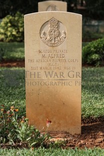 BEIRUT WAR CEMETERY - ALFRED, M